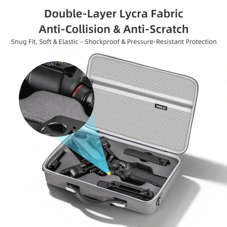 Maleta/bolsa de almacenamiento portátil de PU para DJI RS 5 STARTRC, For DJI RS 5