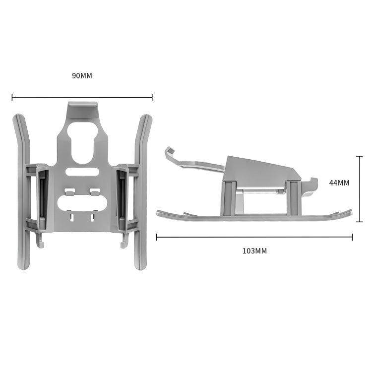 Para DJI Mini 4 Pro STARTRC plegable Anti-caída Anti-suciedad tren de aterrizaje elevado estante de entrenamiento, For DJI Mini 4 Pro