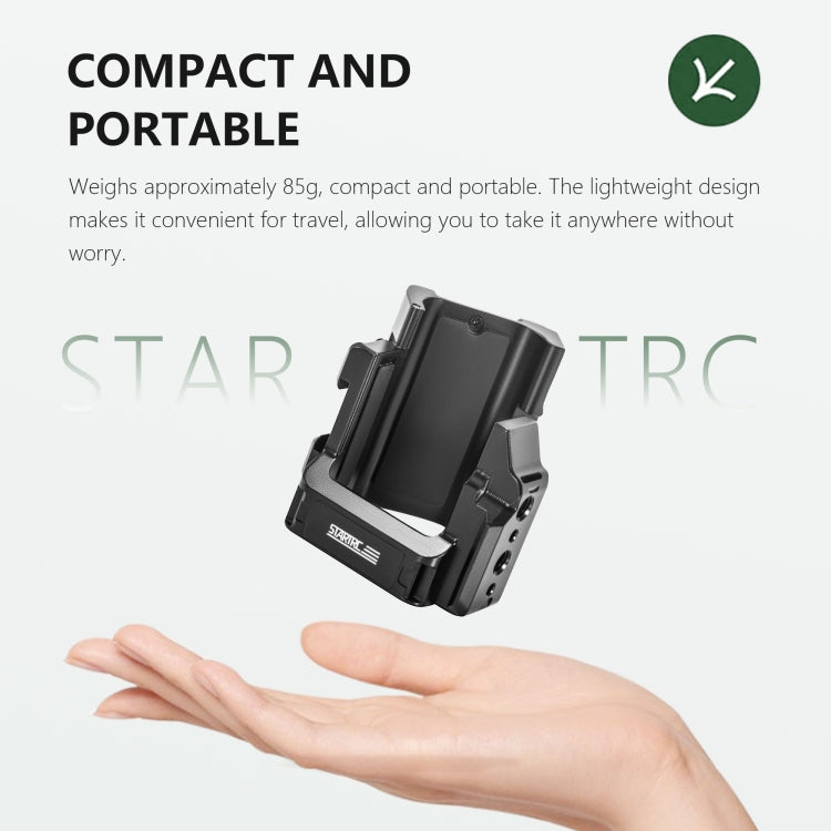 Para DJI OSMO Pocket 3 STARTRC Soporte adaptador de expansión de jaula de marco de protección de metal, For DJI OSMO Pocket 3 Metal Protection Frame