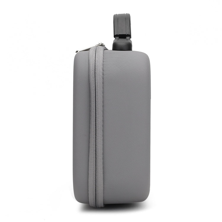 Bolsa de almacenamiento de caja protectora de seguridad portátil de PU a prueba de golpes con textura de diamante para DJI Osmo Mobile 4, Grey