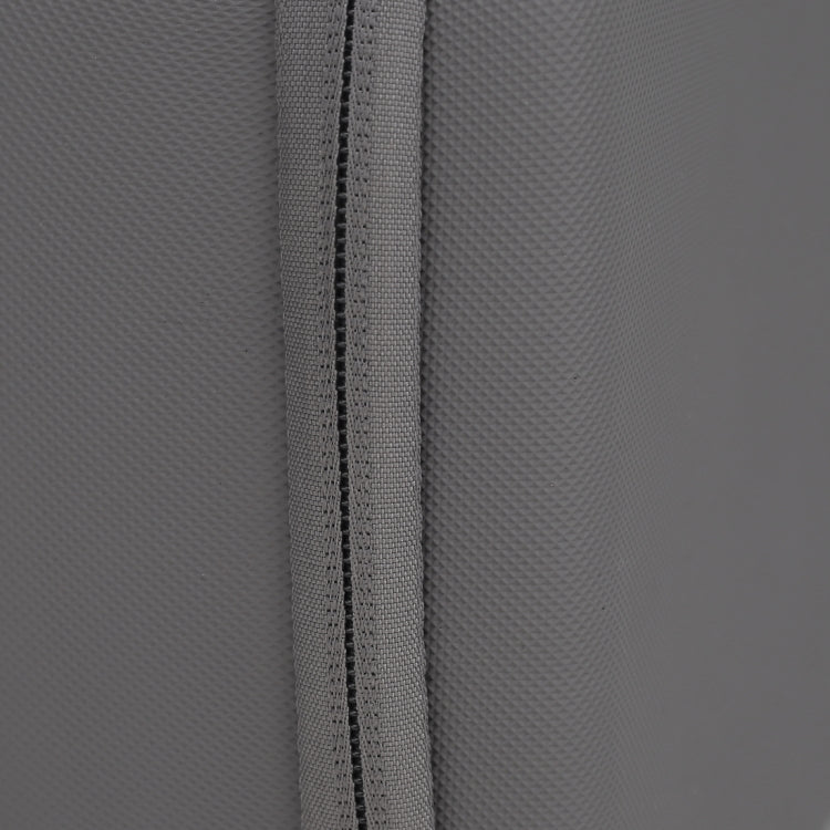 Bolsa de almacenamiento de caja protectora de seguridad portátil de PU a prueba de golpes con textura de diamante para DJI Osmo Mobile 4, Grey