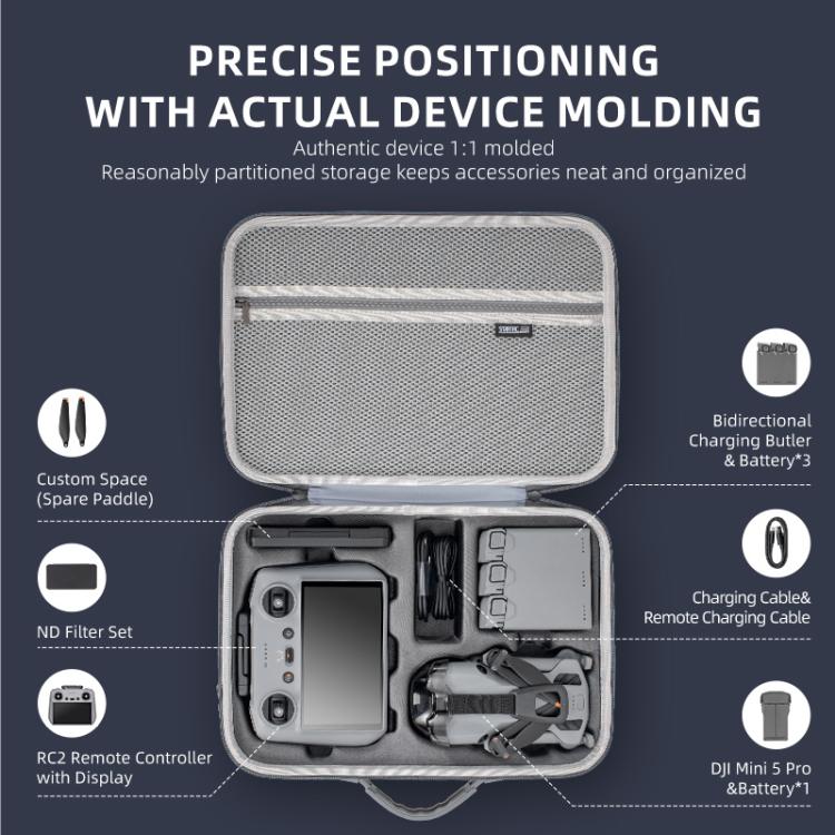 Bolso de hombro de PU para DJI Mini 5 Pro STARTRC, For DJI Mini 5 Pro