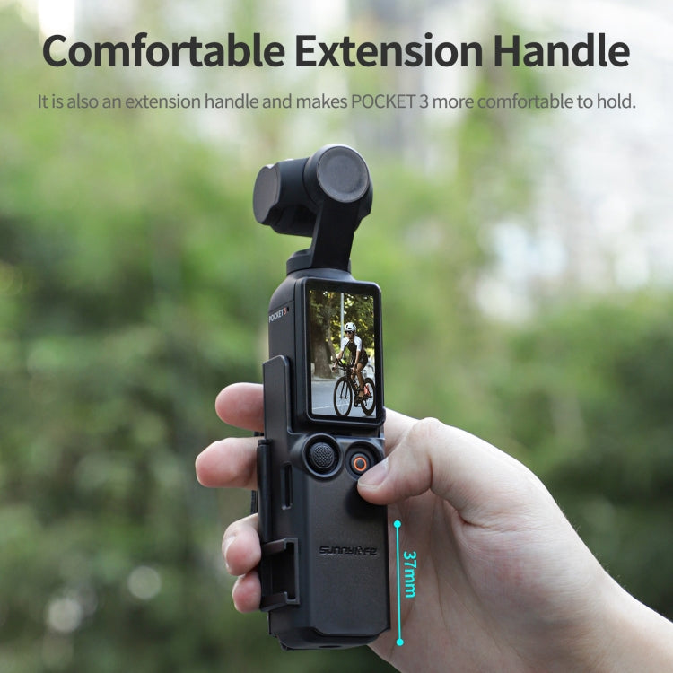 Para DJI OSMO Pocket 3 Sunnylife banda de mano marco protector cubierta de mango de extensión de zapato frío, Extension Frame