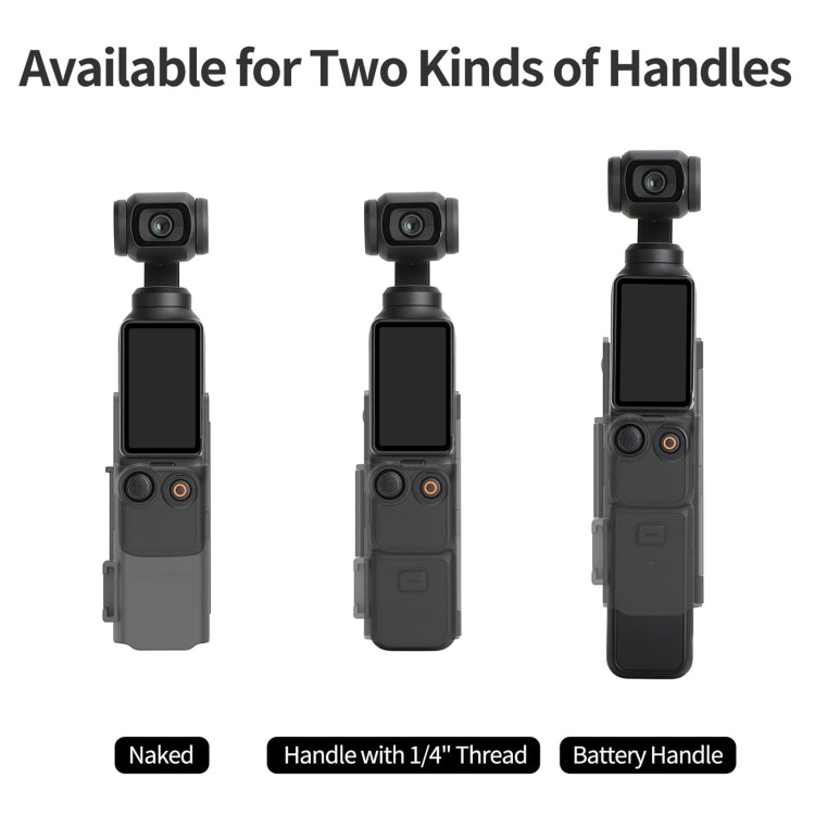 Para DJI OSMO Pocket 3 Sunnylife banda de mano marco protector cubierta de mango de extensión de zapato frío, Extension Frame