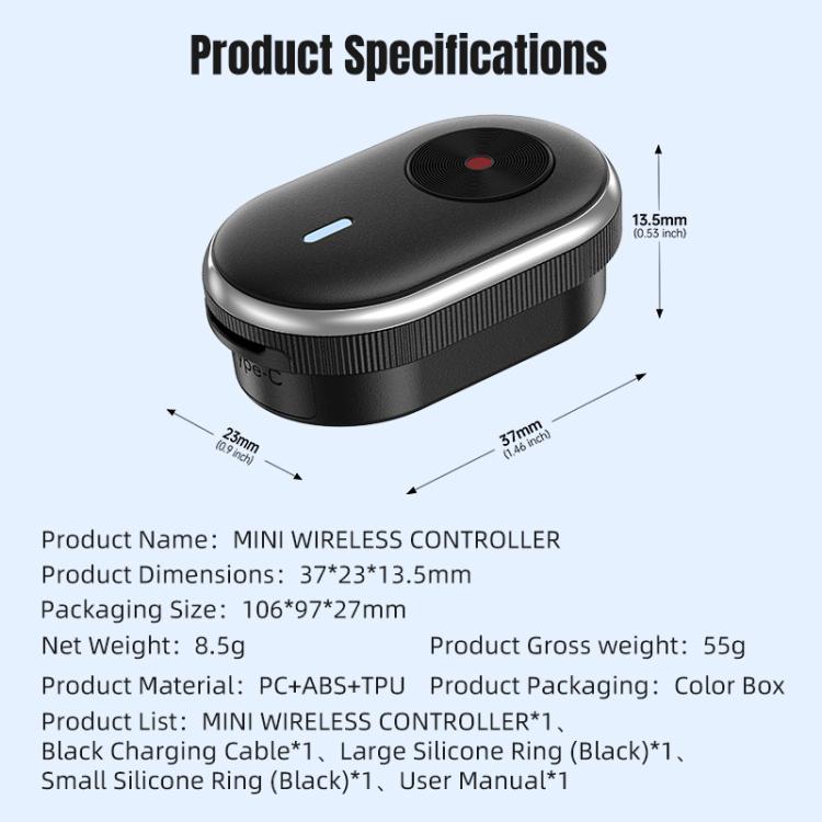 Control remoto inalámbrico para minicámara de acción STARTRC, General