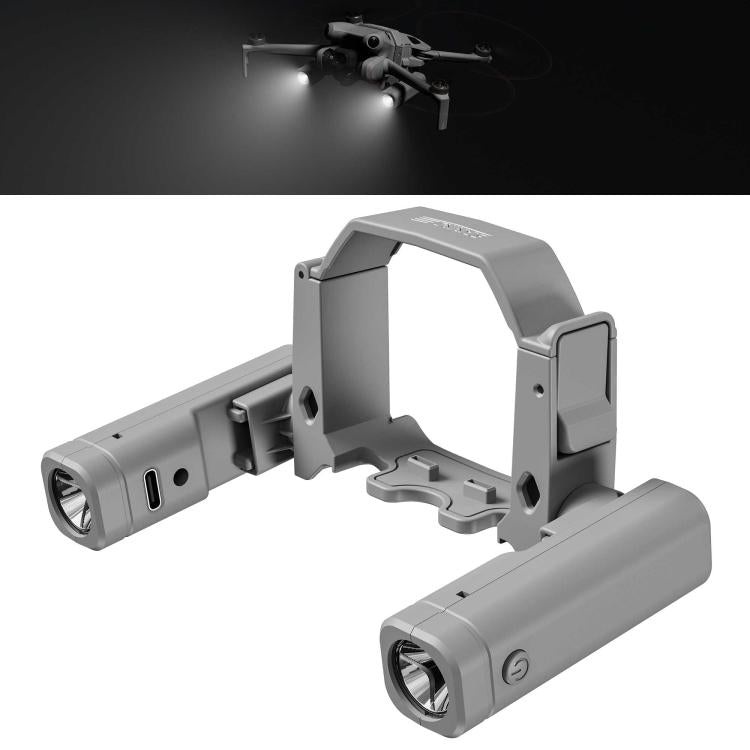 Para DJI Mini 4 Pro STARTRC Luz de búsqueda de navegación nocturna Linterna LED Recargable Luz de señal de iluminación, For DJI Mini 4 Pro