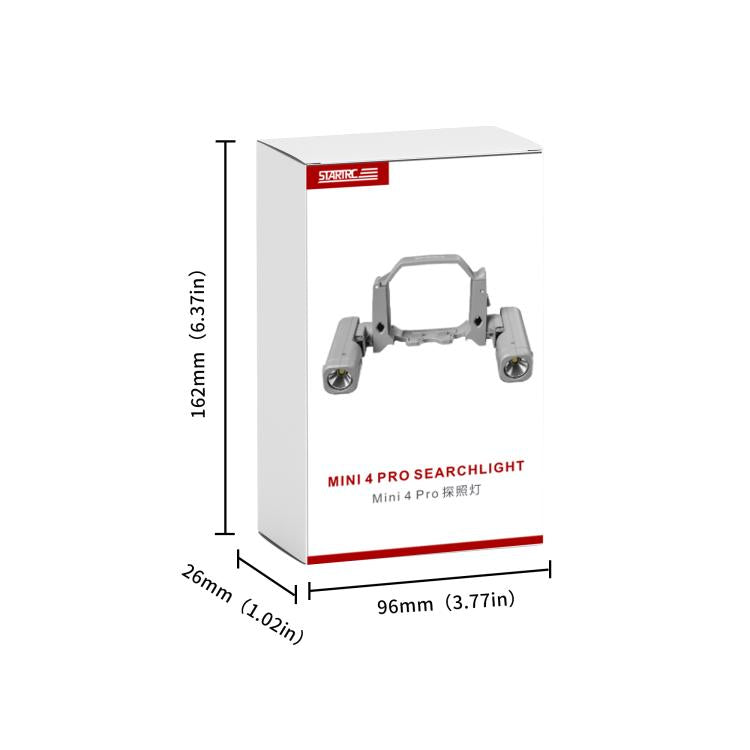 Para DJI Mini 4 Pro STARTRC Luz de búsqueda de navegación nocturna Linterna LED Recargable Luz de señal de iluminación, For DJI Mini 4 Pro