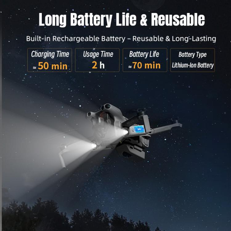 Linterna LED recargable para navegación nocturna DJI Mini 5 Pro STARTRC, luz de señalización., For DJI Mini 5 Pro