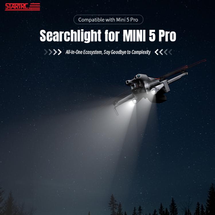 Linterna LED recargable para navegación nocturna DJI Mini 5 Pro STARTRC, luz de señalización., For DJI Mini 5 Pro