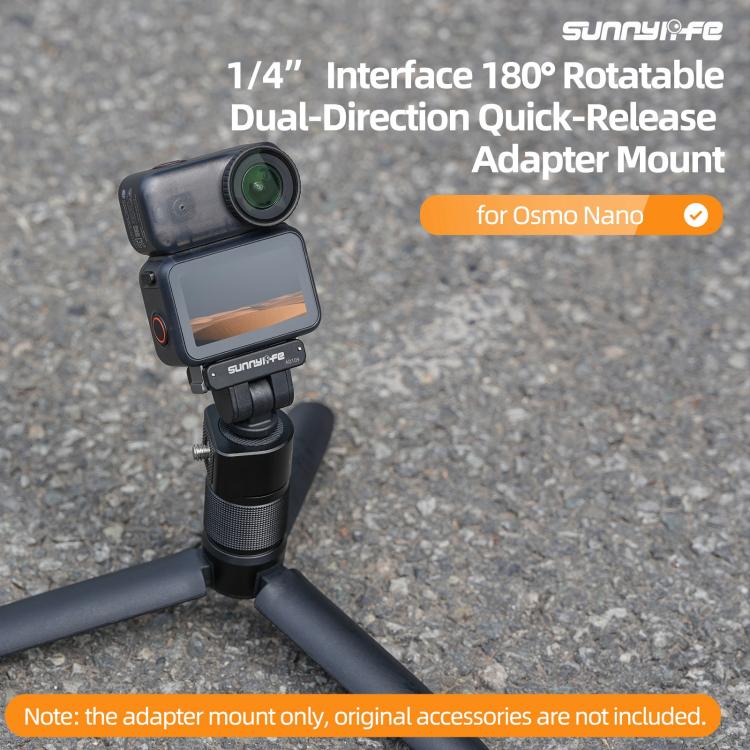 Adaptador de liberación rápida magnético bidireccional Sunnylife para DJI Osmo 360, AD109 For DJI Osmo 360