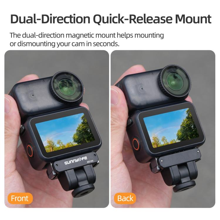 Adaptador de liberación rápida magnético bidireccional Sunnylife para DJI Osmo 360, AD109 For DJI Osmo 360