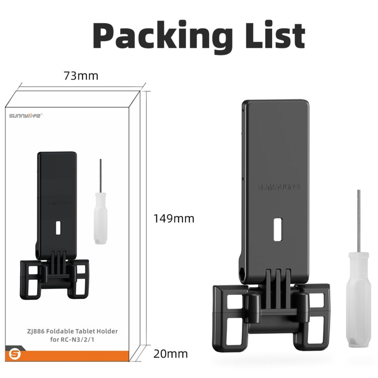 Soporte para tableta con control remoto Sunnylife para DJI RC-N3 / RC-N2 / RC-N1