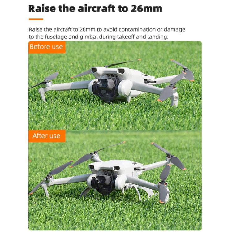 Soporte de entrenamiento con tren de aterrizaje elevado y plegable BRDRC para DJI Mini 3 / 3 Pro, For DJI Mini 3 / 3 Pro