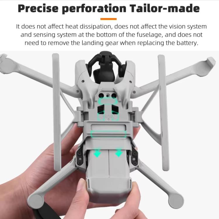 Soporte de entrenamiento con tren de aterrizaje elevado y plegable BRDRC para DJI Mini 3 / 3 Pro, For DJI Mini 3 / 3 Pro