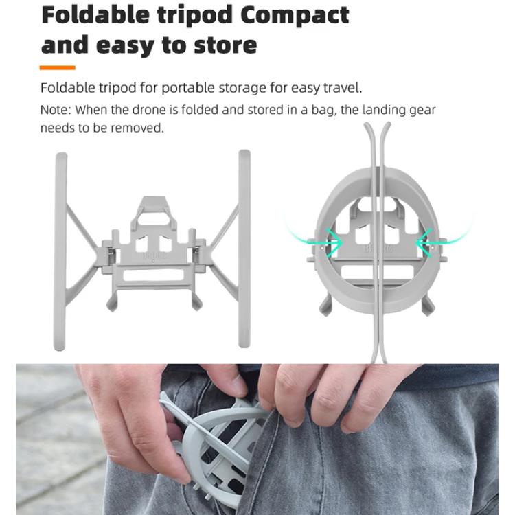 Soporte de entrenamiento con tren de aterrizaje elevado y plegable BRDRC para DJI Mini 3 / 3 Pro, For DJI Mini 3 / 3 Pro