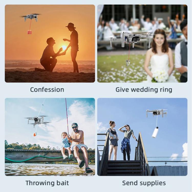 Para DJI Mini 2 / Mavic Mini Sistema de lanzamiento aéreo parabólico, For DJI Mini 2 / Mavic Mini