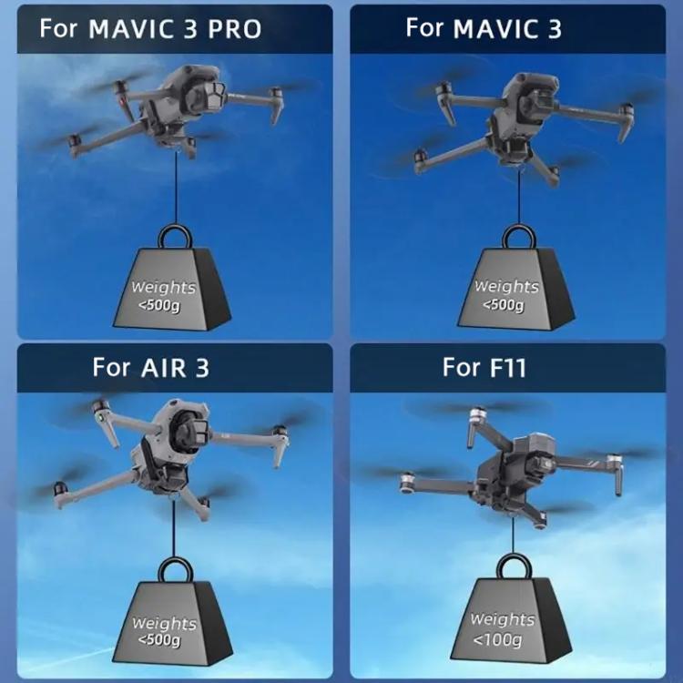 Sistema de lanzamiento aéreo BRDRC, lanzador parabólico para drones DJI Mini 4 Pro / 3 Pro / Air 3 / Mavic 3 / 3 Pro, For DJI Mini 4 Pro / 3 Pro / Air 3 / Mavic 3 / 3 Pro
