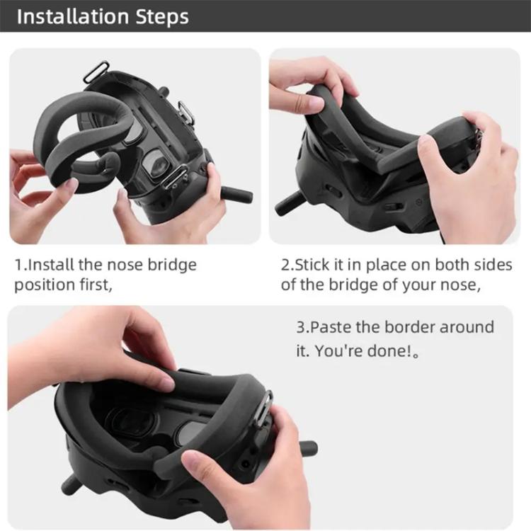 Para gafas DJI FPV V2 BRDRC, protectores oculares para gafas de vuelo, For DJI FPV Goggles V2