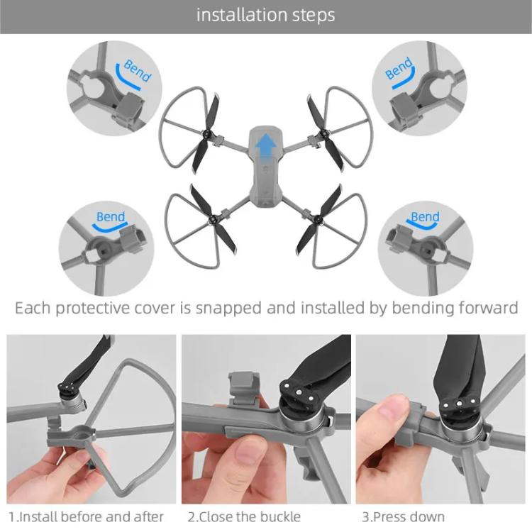 Anillo protector anticolisión para hélices de drones DJI Mavic Air 2 / Air 2S BRDRC, For DJI Mavic Air 2 / Air 2S
