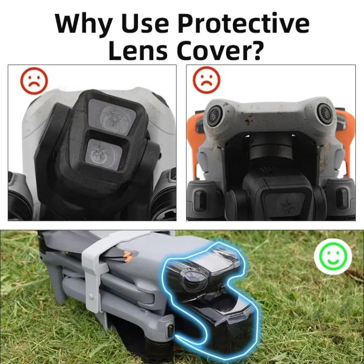 Tapa protectora de lente BRDRC para DJI Air 3 y funda para gimbal, For DJI Air 3