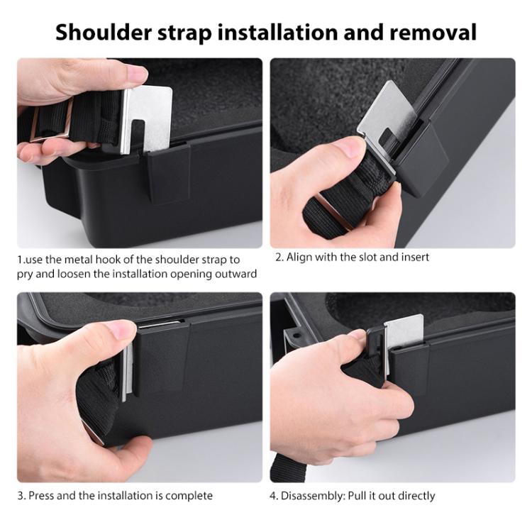 Bolsa de transporte y almacenamiento cruzada BRDRC impermeable y a prueba de explosiones para DJI Mavic 2, For DJI Mavic 2 Crossbody