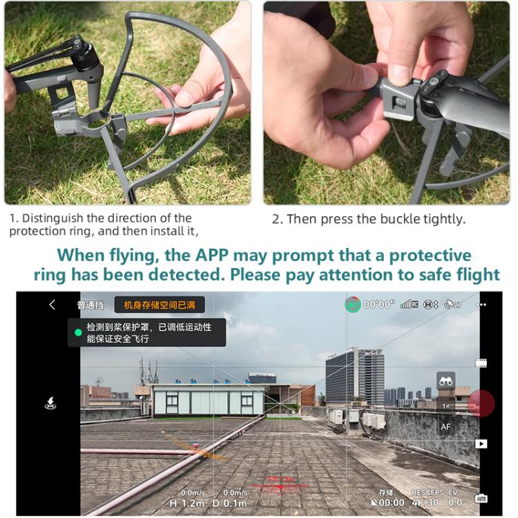 Anillo protector anticolisión para hélices de drones DJI Mavic 3 / 3 Pro BRDRC, For DJI Mavic 3 / 3 Pro