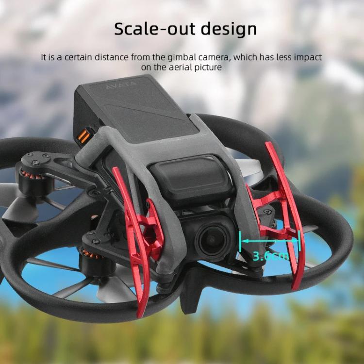 Protector de aleación de aluminio anticolisión para lente de gimbal DJI Avata BRDRC