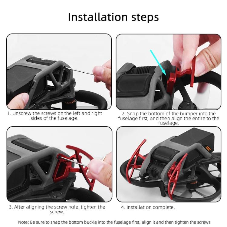 Protector de aleación de aluminio anticolisión para lente de gimbal DJI Avata BRDRC