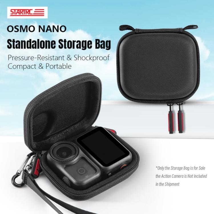 Bolsa de transporte y almacenamiento de PU para cámara DJI Osmo Nona STARTRC, For DJI Osmo Nona