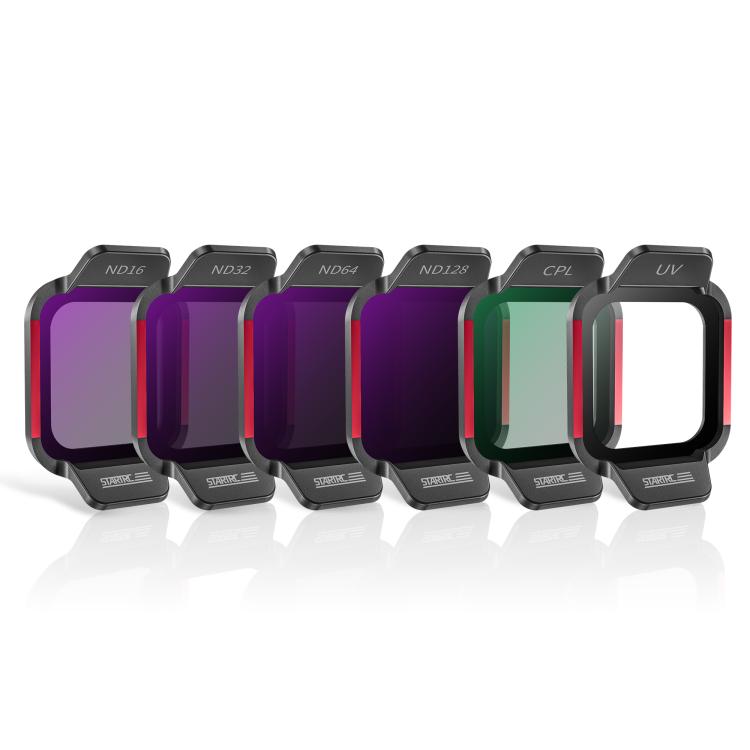 Filtro de lente UV CPL 6 en 1 ND16 ND32 ND64 ND128 para DJI Flip STARTRC, 6 in 1