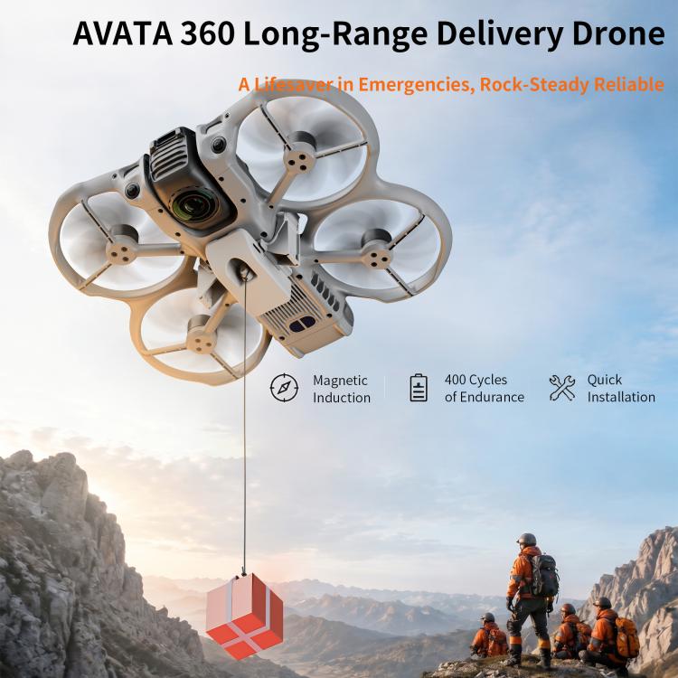 Para DJI Avata 360 STARTRC Sistema de lanzamiento aéreo geomagnético Lanzador parabólico