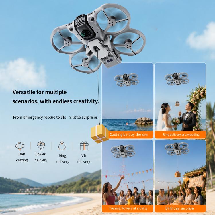 Para DJI Avata 360 STARTRC Sistema de lanzamiento aéreo geomagnético Lanzador parabólico