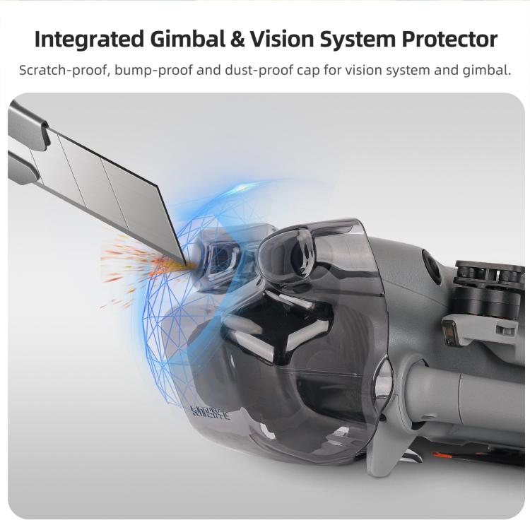 Protector de cardán integrado Sunnylife para DJI Mini 5 Pro, tapa de lente transparente, protector de sistema de visión, For DJI Mini 5 Pro