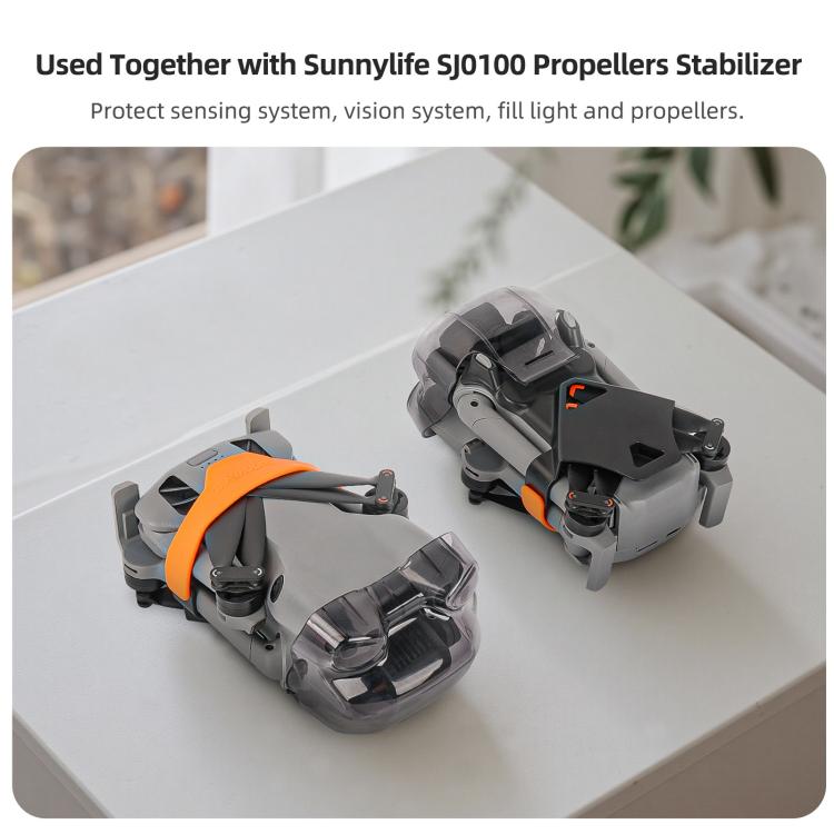 Protector de cardán integrado Sunnylife para DJI Mini 5 Pro, tapa de lente transparente, protector de sistema de visión, For DJI Mini 5 Pro