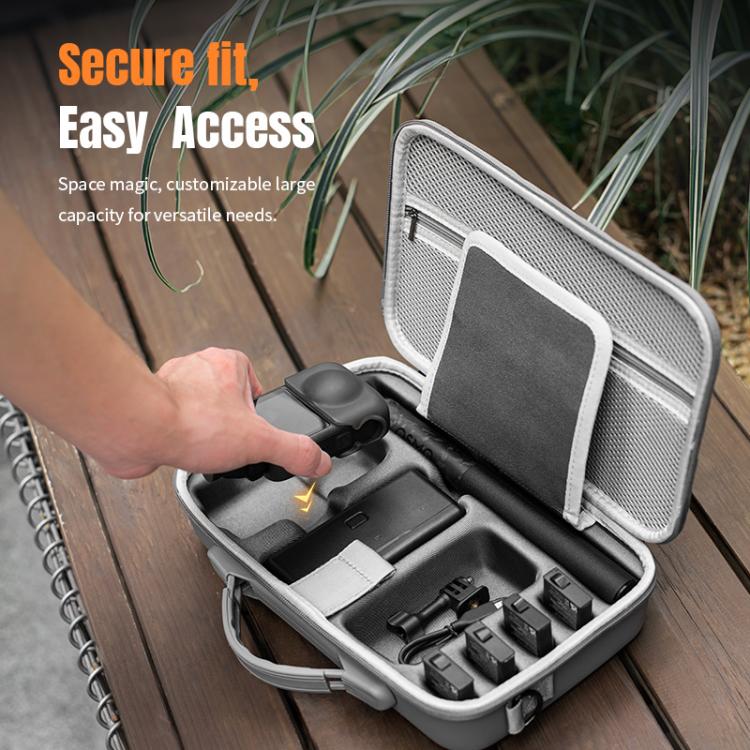 Bolsa de almacenamiento portátil de PU para DJI Osmo 360 STARTRC (kit completo), For DJI Osmo 360 PU
