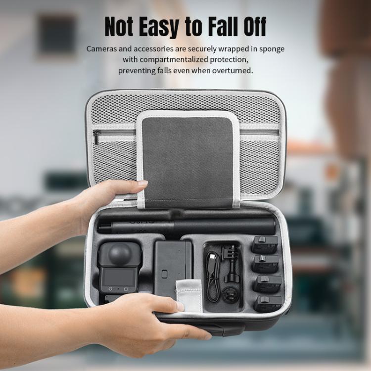 Bolsa de almacenamiento portátil de PU para DJI Osmo 360 STARTRC (kit completo), For DJI Osmo 360 PU