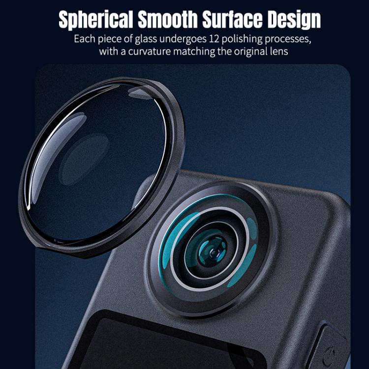 Cubierta protectora de PC para lente DJI Osmo 360 STARTRC, PC Lens Guard