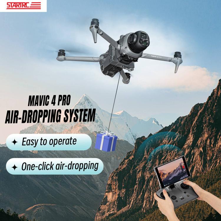 Sistema de lanzamiento aéreo STARTRC parabólico con soporte de expansión para DJI Mavic 4 Pro, For DJI Mavic 4 Pro