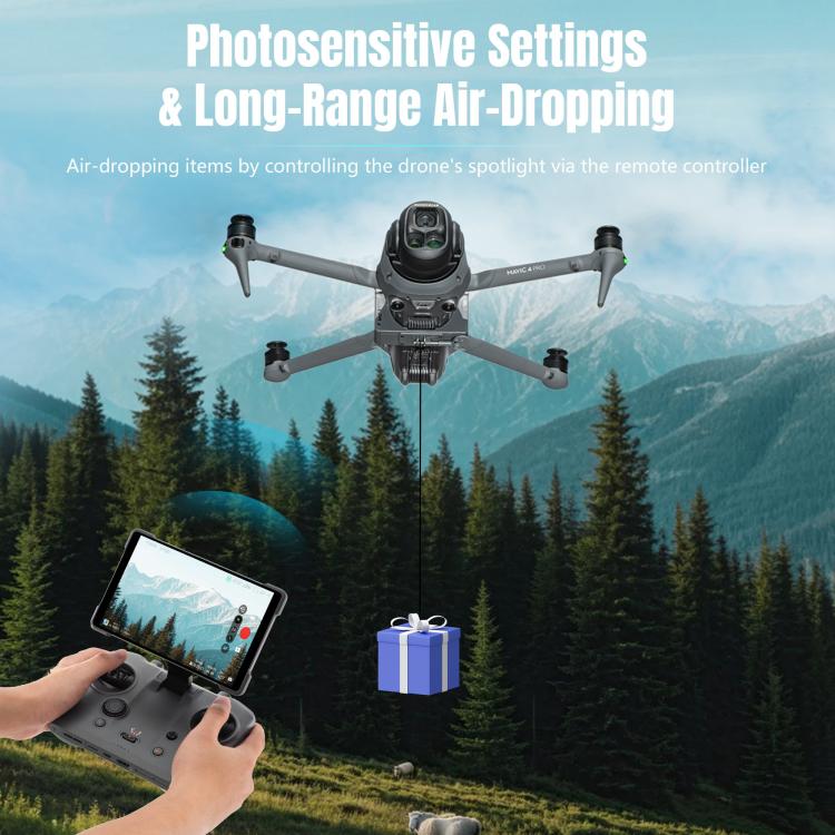 Sistema de lanzamiento aéreo STARTRC parabólico con soporte de expansión para DJI Mavic 4 Pro, For DJI Mavic 4 Pro