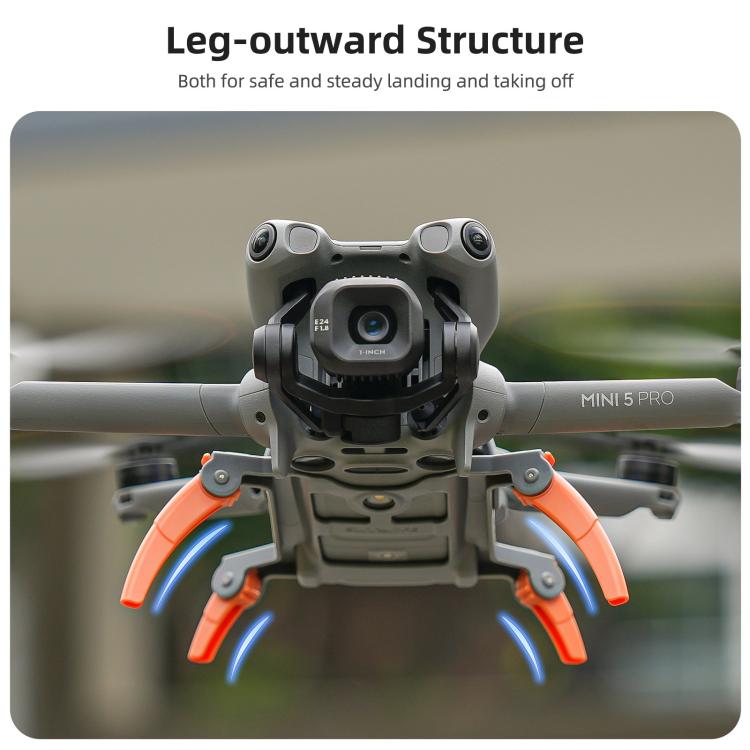 Para DJI Mini 5 Pro, extensiones de patas de aterrizaje Sunnylife con soporte y soporte para las patas., For DJI Mini 5 Pro