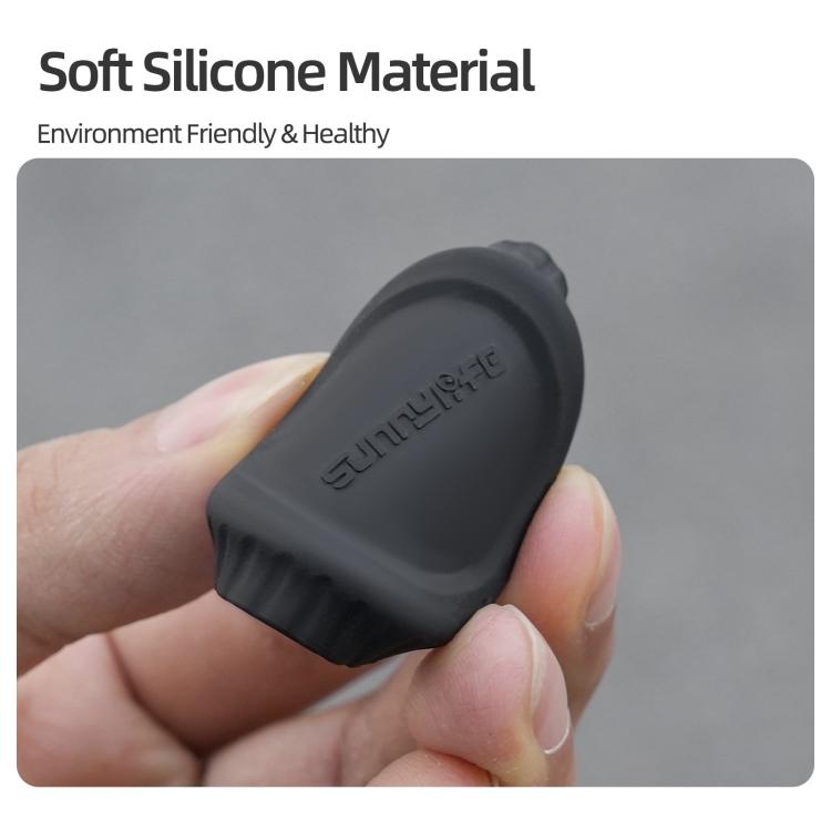 Funda protectora de silicona Sunnylife resistente a los arañazos para la lente de la cámara DJI Osmo Action 6, For DJI Osmo Action 6