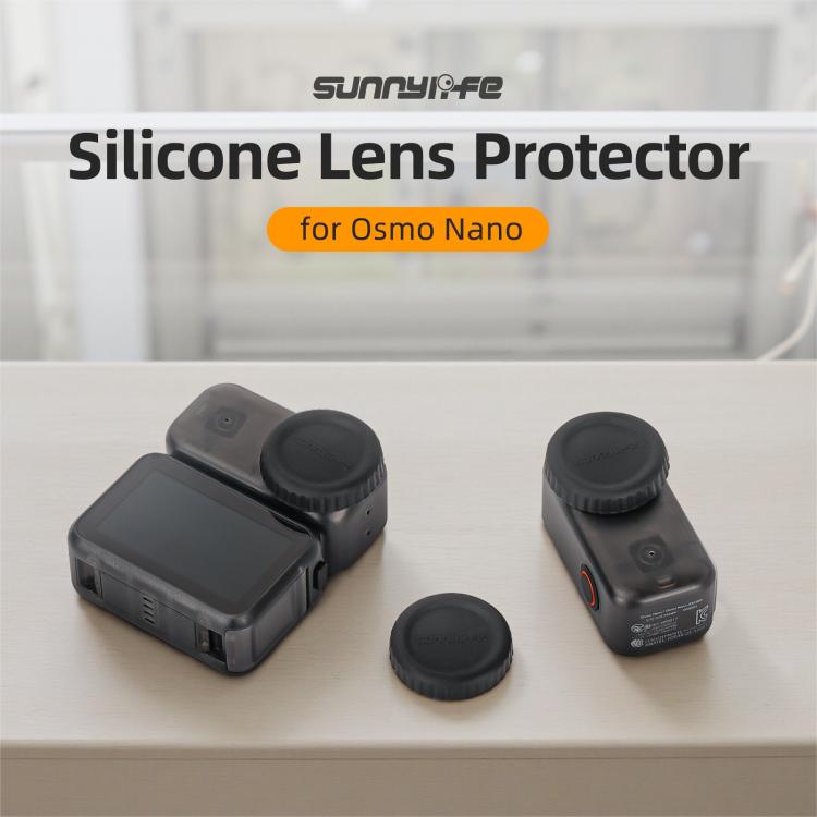 Funda protectora de silicona Sunnylife para lente de DJI Osmo 360, resistente a arañazos. Protector de lente., For DJI Osmo 360