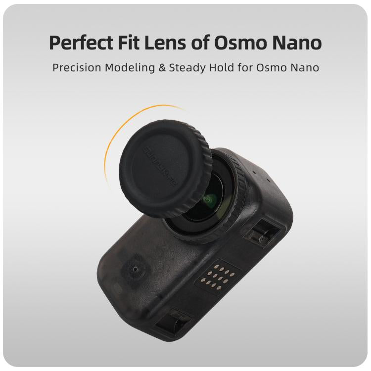 Funda protectora de silicona Sunnylife para lente de DJI Osmo 360, resistente a arañazos. Protector de lente., For DJI Osmo 360
