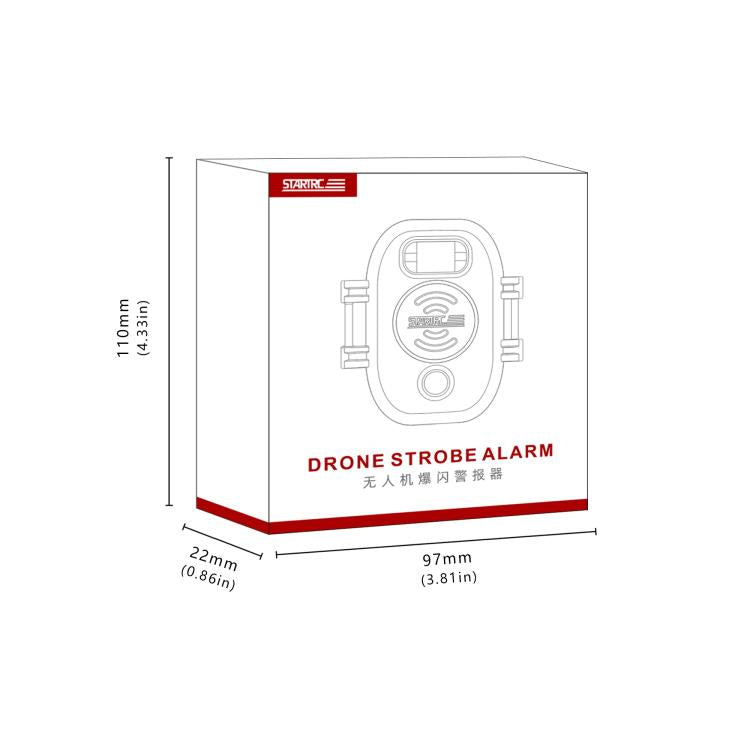 Localizador de alarma universal STARTRC V2 para drones de las series DJI Avata, Mavic, Air y Mini., For DJI Avata Series / Mavic Series / Air Series / Mini Series