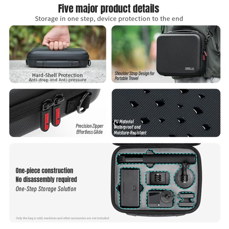 Bolsa de almacenamiento para el kit de fotografía DJI Osmo Action 6 STARTRC, For DJI Osmo Action 6