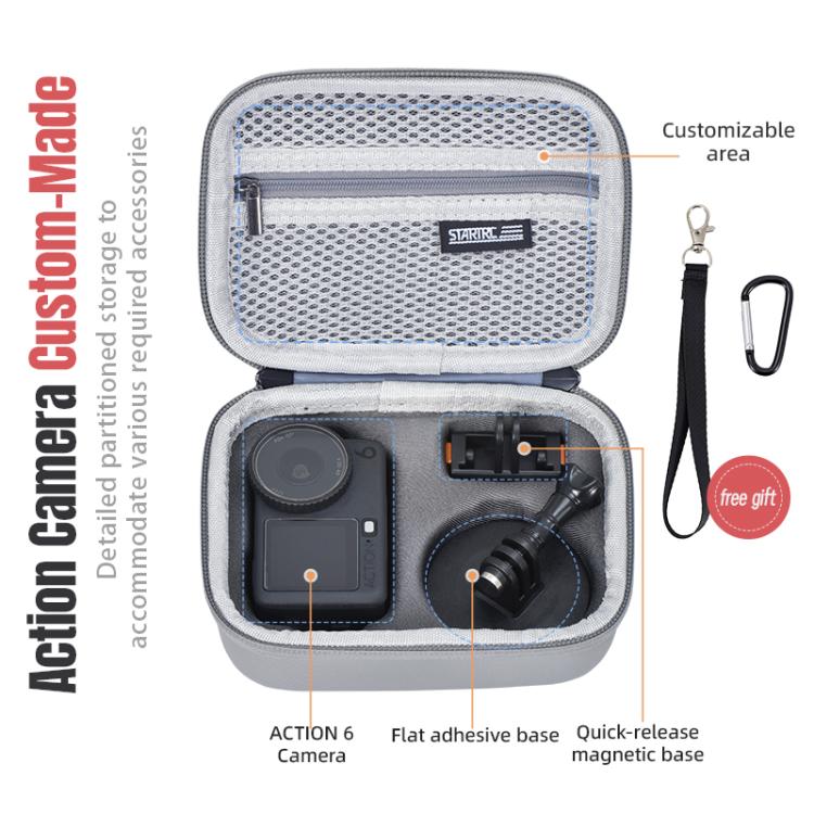 Bolsa de transporte portátil mini estándar STARTRC para DJI Osmo Action 6, For DJI Osmo Action 6