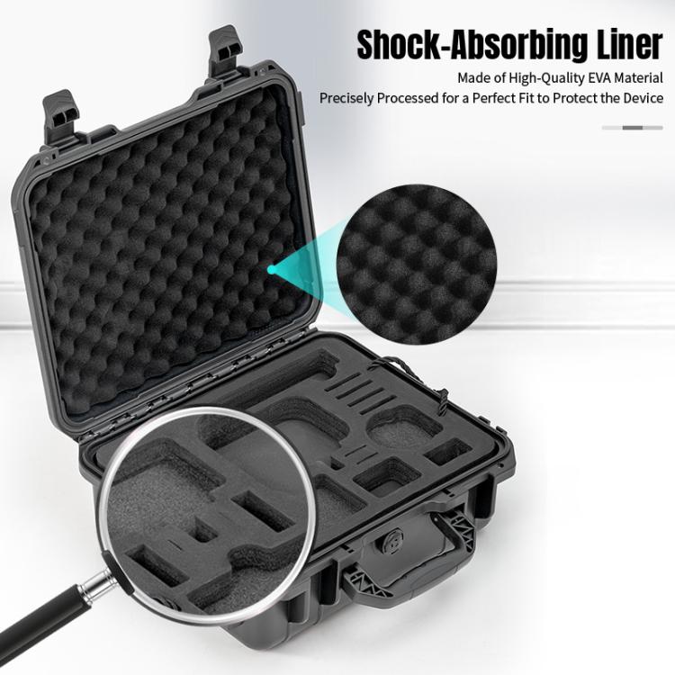 Maleta de almacenamiento impermeable de doble capa de EVA y ABS para DJI Osmo Action 6 STARTRC, For DJI Osmo Action 6