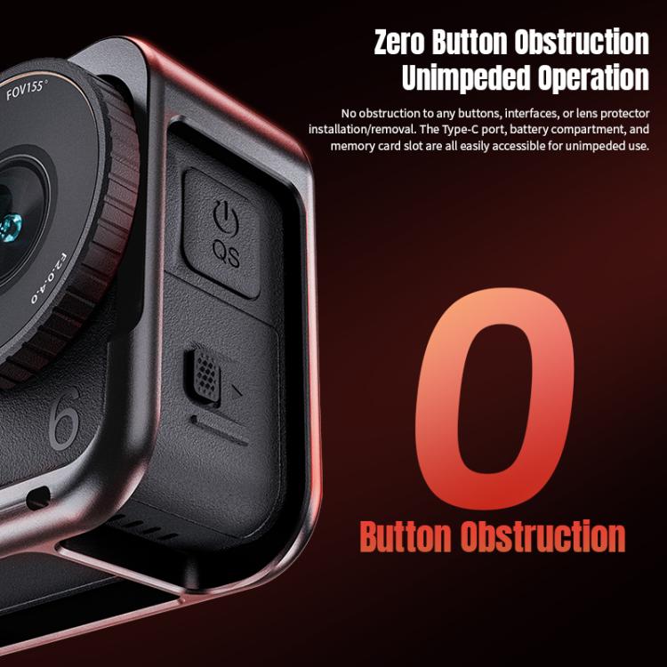 Estructura metálica STARTRC con zapata fría para DJI Osmo Action 6, For DJI Osmo Action 6 Metal Cage