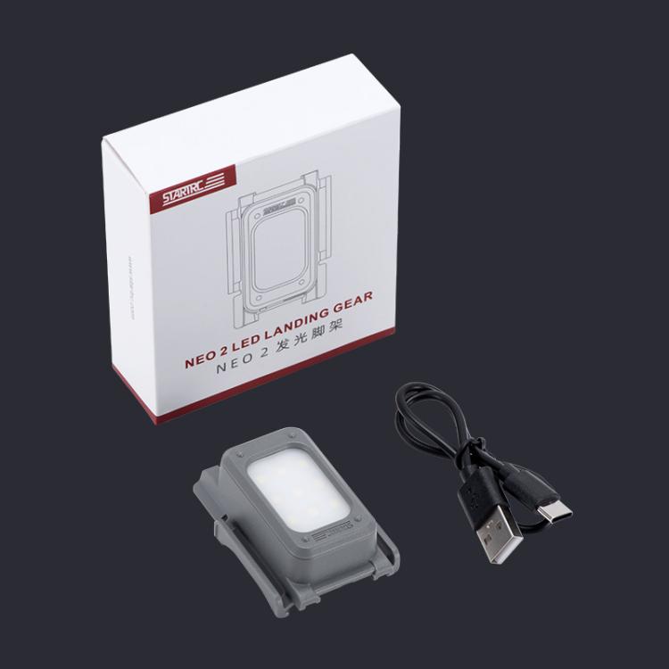 Para DJI Neo 2 STARTRC, tren de aterrizaje elevado con luces LED y soporte de entrenamiento, For DJI Neo 2