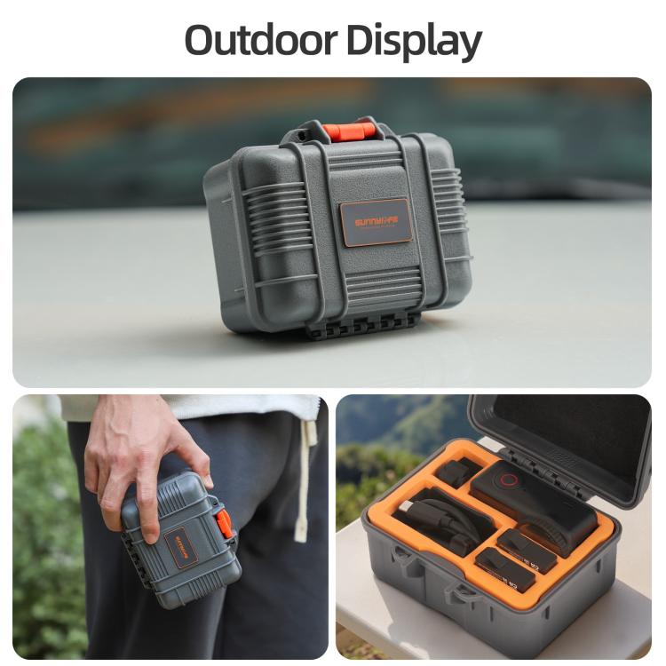 Estuche de viaje Sunnylife Mini para DJI Osmo Action 6, caja de transporte impermeable con carcasa rígida a prueba de golpes., For DJI Osmo Action 6